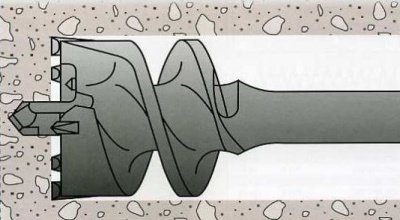 Проломной бур SDS MAX 68x600мм по бетону